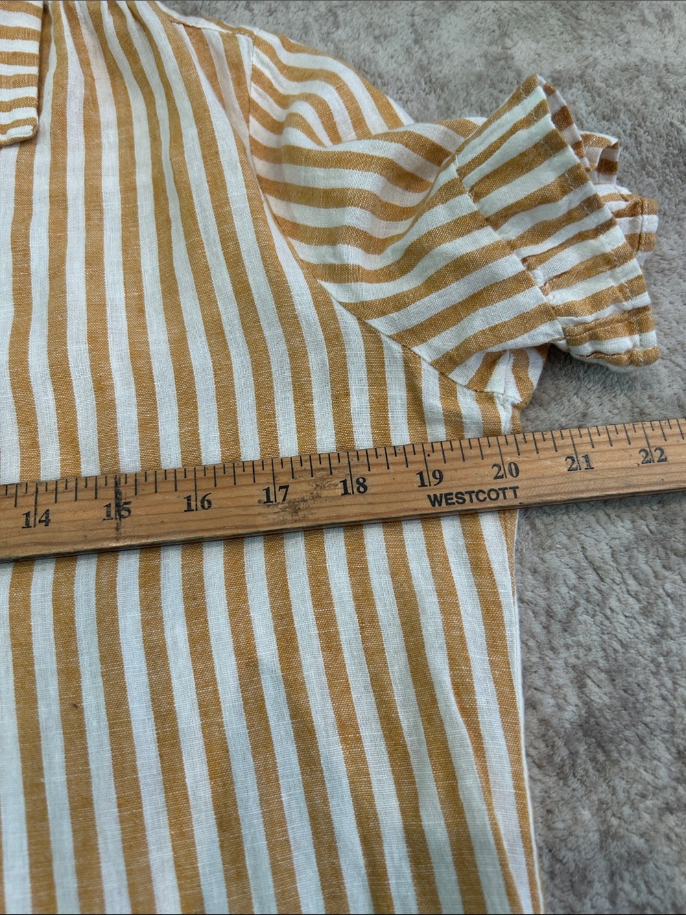 Trovata birds of paradise Striped Button-Front dress dress size small - Picture 8 of 10